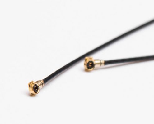 同軸電纜ROHS標準線材RF 0.81黑色接IPEX一代+TD